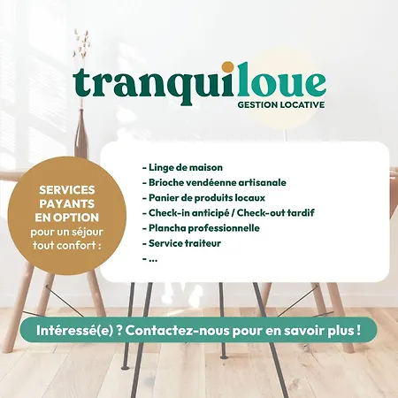 Tranquiloue - 4 Pers - Puy Du Fou 17 Min *